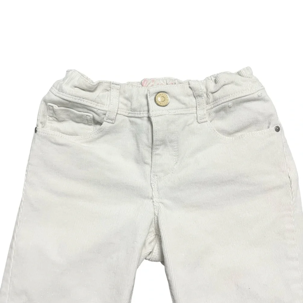 Gymboree 6Y White Corduroy Pants